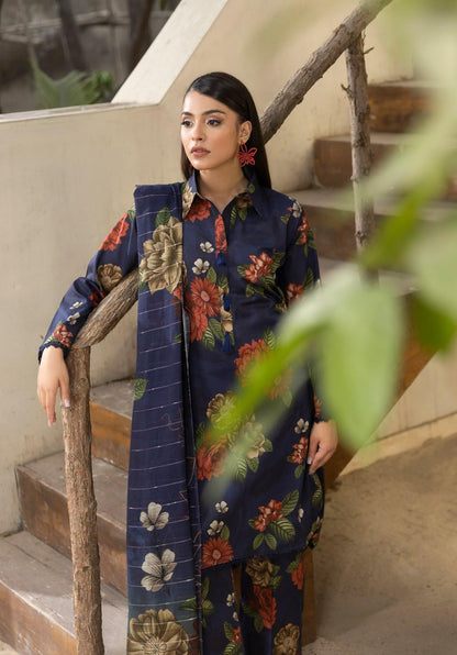 Coco Prints Lawn allover 3 Piece 07 - Waheed Javaid Collections