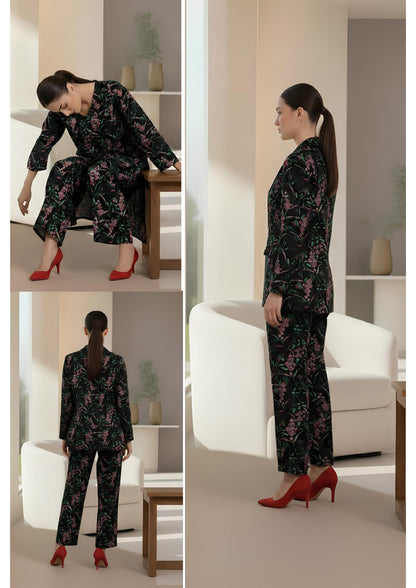 Breeze Premium High Quality Lawn 2 Piece Shirt & Trouser D#212 - Waheed Javaid Collections