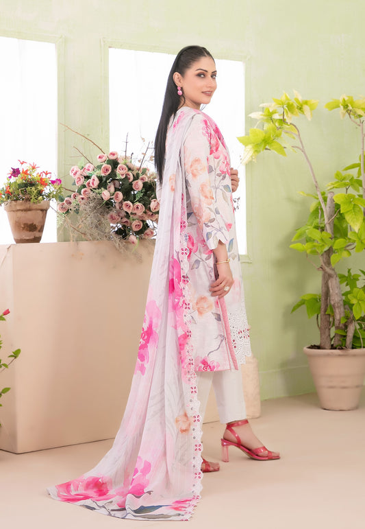 Erva Embroidered Lawn 3 Piece D-1711 - Waheed Javaid Collections