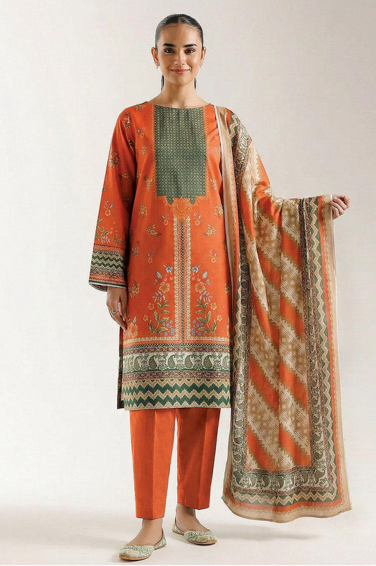 Ethnic Prints Printed Premium Lawn 3 Piece 503 - Waheed Javaid Collections