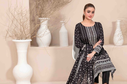 Black & White Series Hisana D-3579 - Waheed Javaid Collections