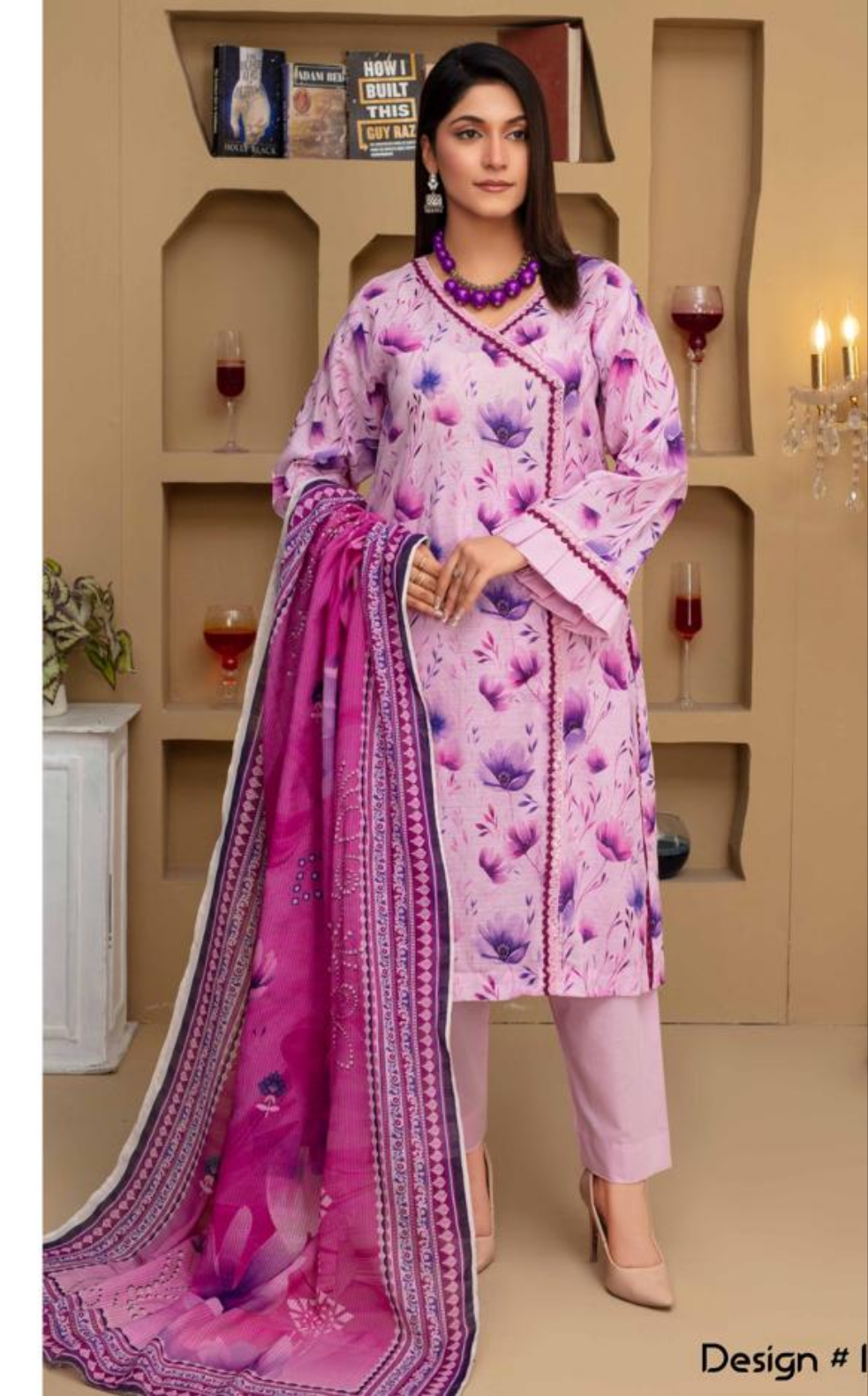 Ishq Murshid Printed 3 Piece lawn 