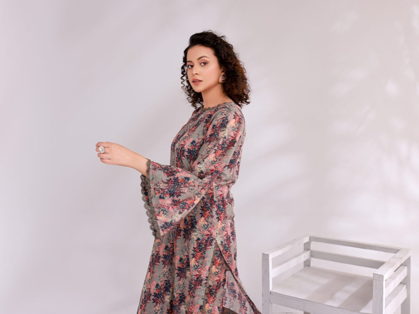 Lotus Embroidered + Printed Doria Lawn 3 Piece 03