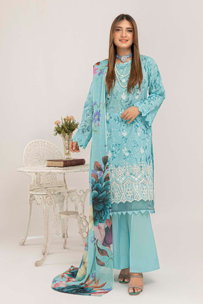 Manchali Embroidered 3 Piece Lawn 01