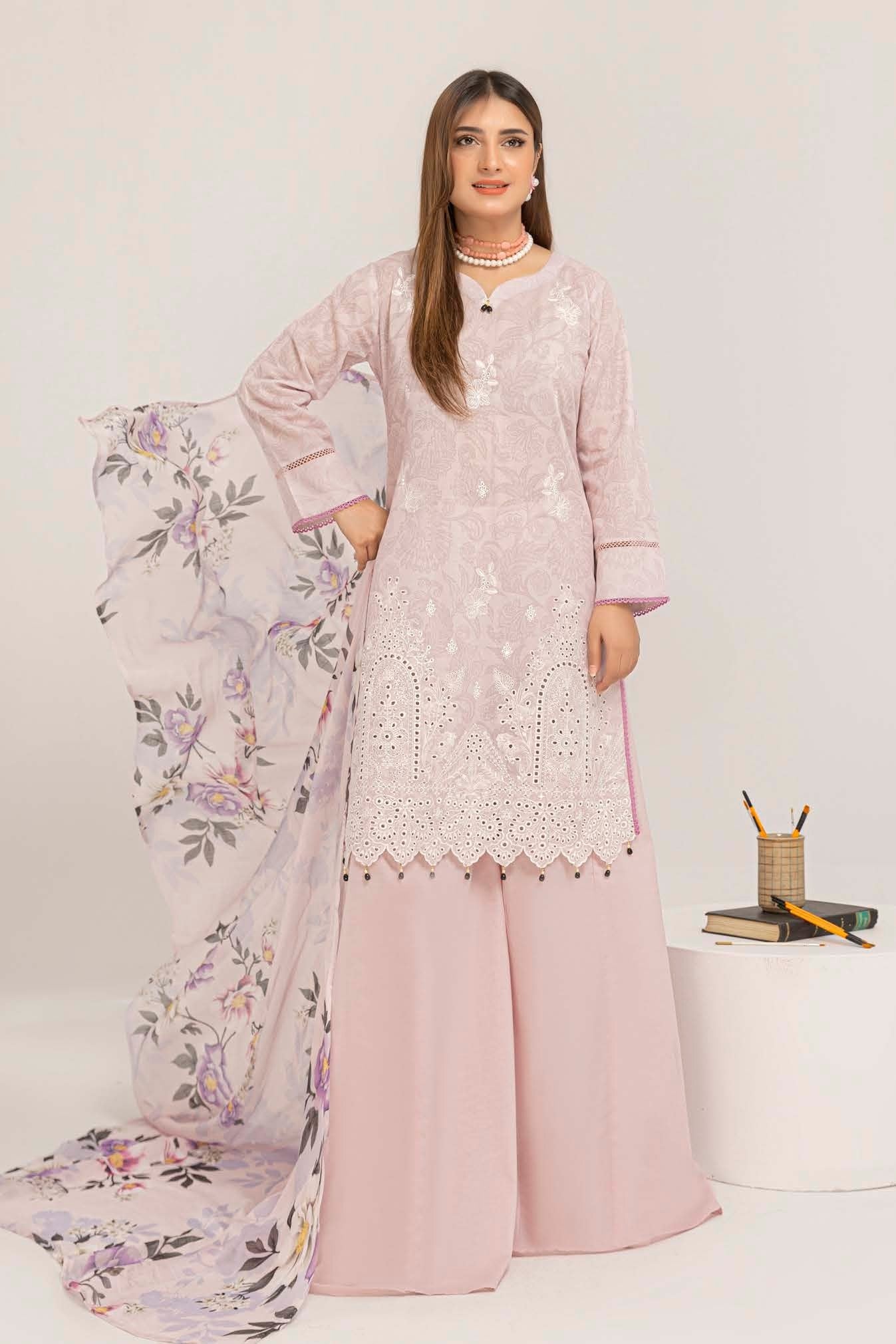 Manchali Embroidered 3 Piece Lawn 07