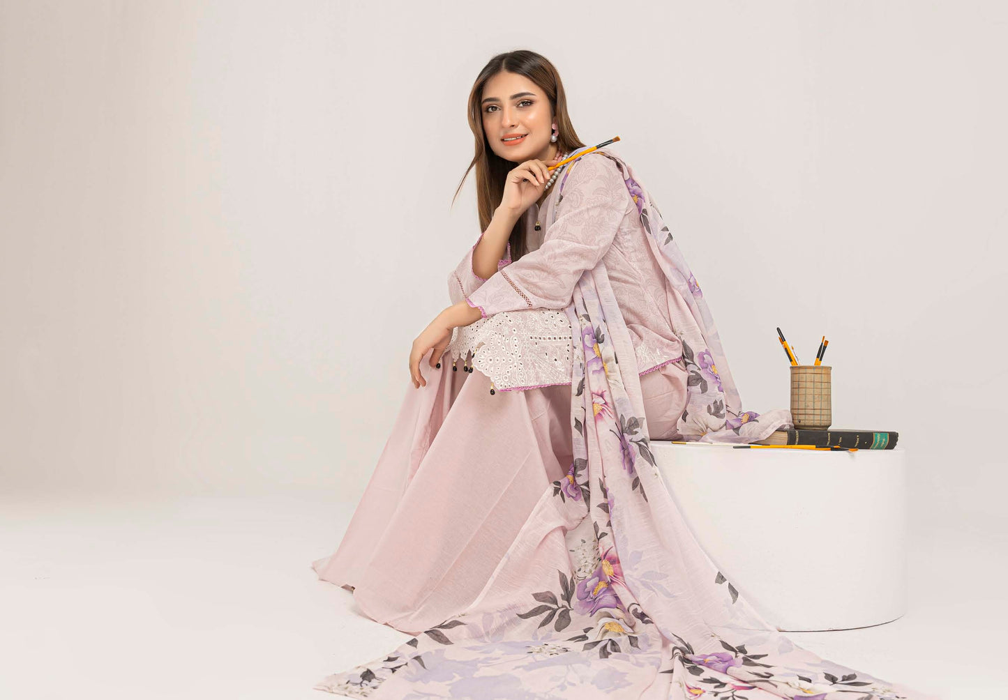 Manchali Embroidered 3 Piece Lawn 07