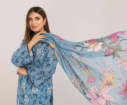 Manchali Embroidered 3 Piece Lawn 08