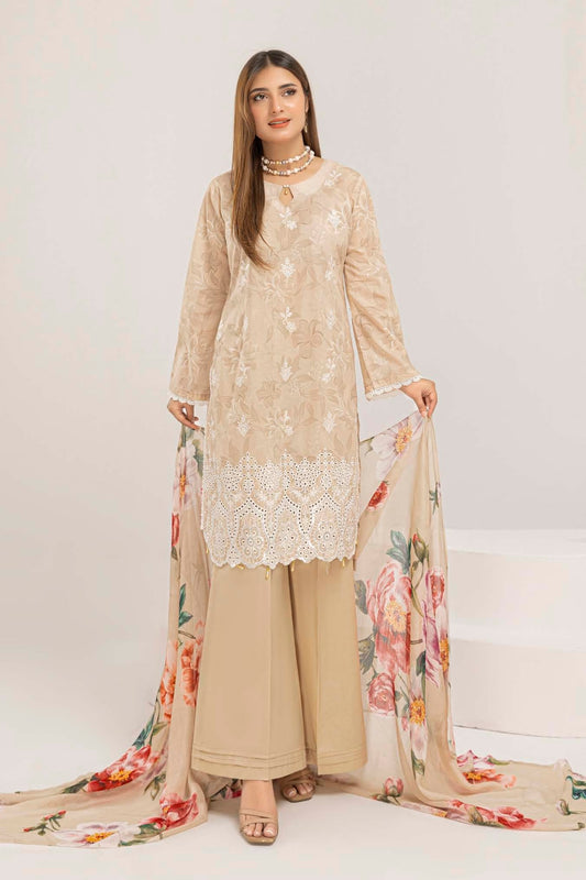 Manchali Embroidered 3 Piece Lawn 09