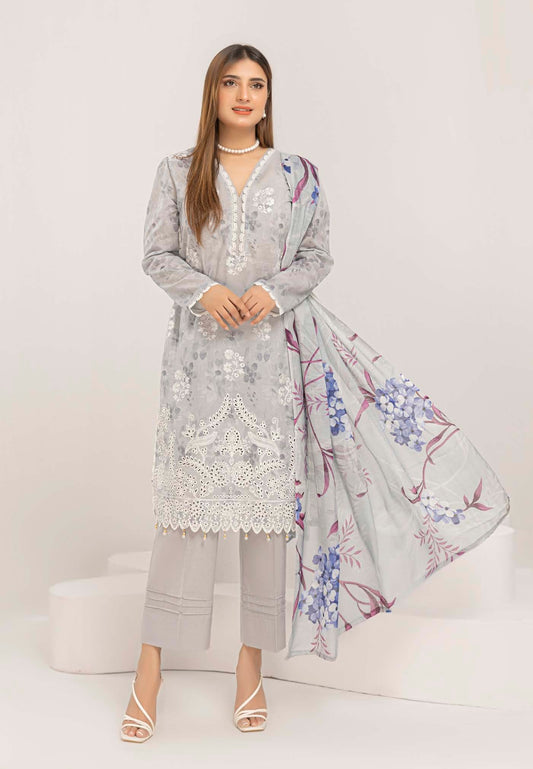 Manchali Embroidered 3 Piece Lawn 10