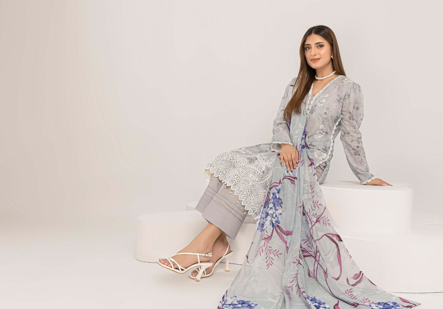 Manchali Embroidered 3 Piece Lawn 10