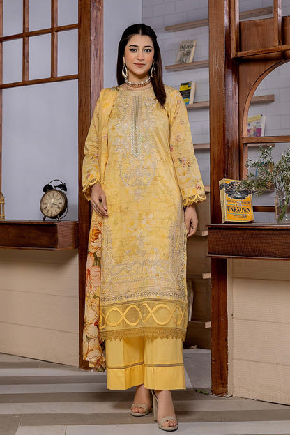 Mila Lawn Embroidered 3 Piece 03