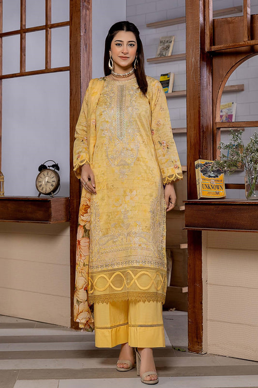 Mila Lawn Embroidered 3 Piece 03