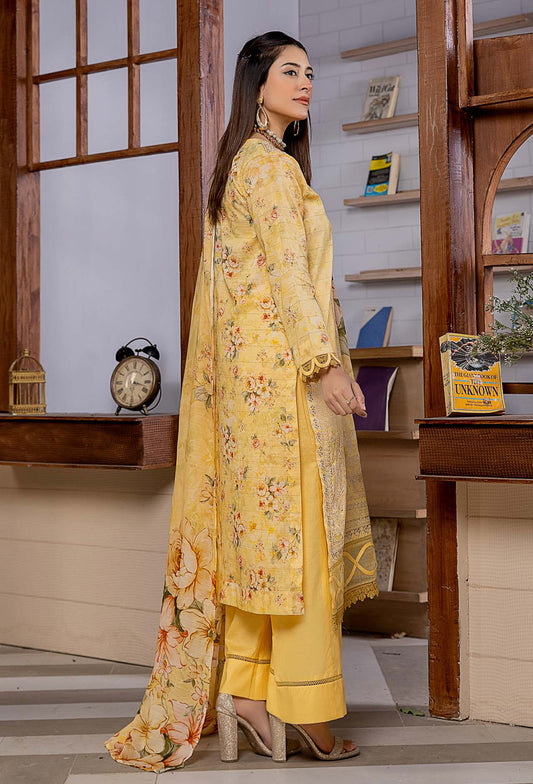 Mila Lawn Embroidered 3 Piece 03