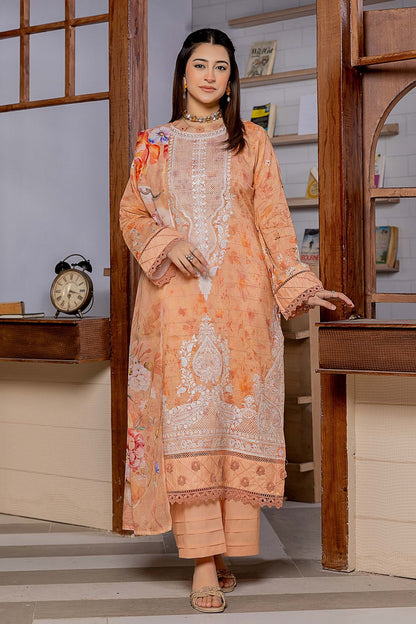 Mila Lawn Embroidered 3 Piece 06