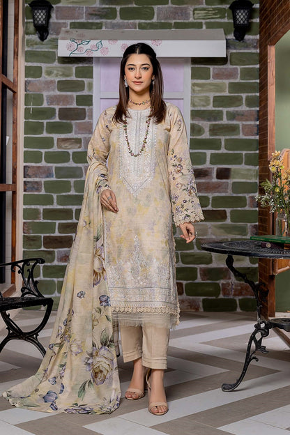 Mila Lawn Embroidered 3 Piece 07