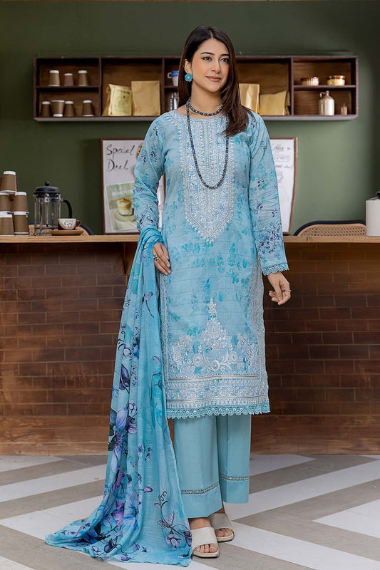 Mila Lawn Embroidered 3 Piece 10