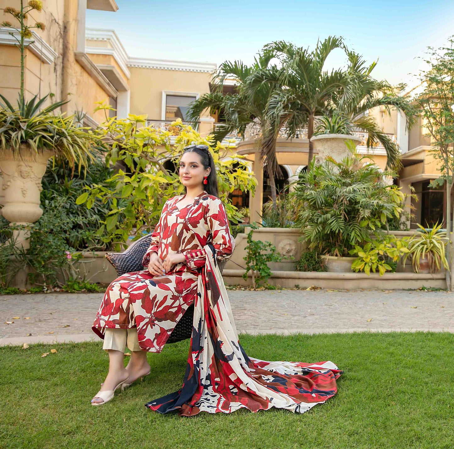 Naimal By Tawakkal 3 Piece D-1509 - Waheed Javaid Collections