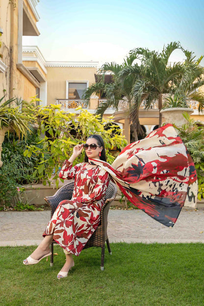 Naimal By Tawakkal 3 Piece D-1509 - Waheed Javaid Collections