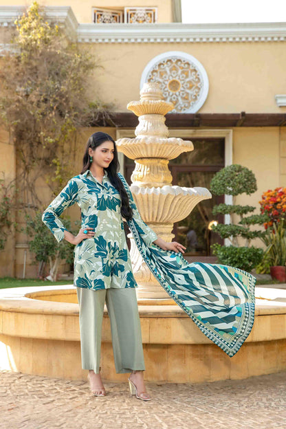 Naimal By Tawakkal 3 Piece D-1510 - Waheed Javaid Collections