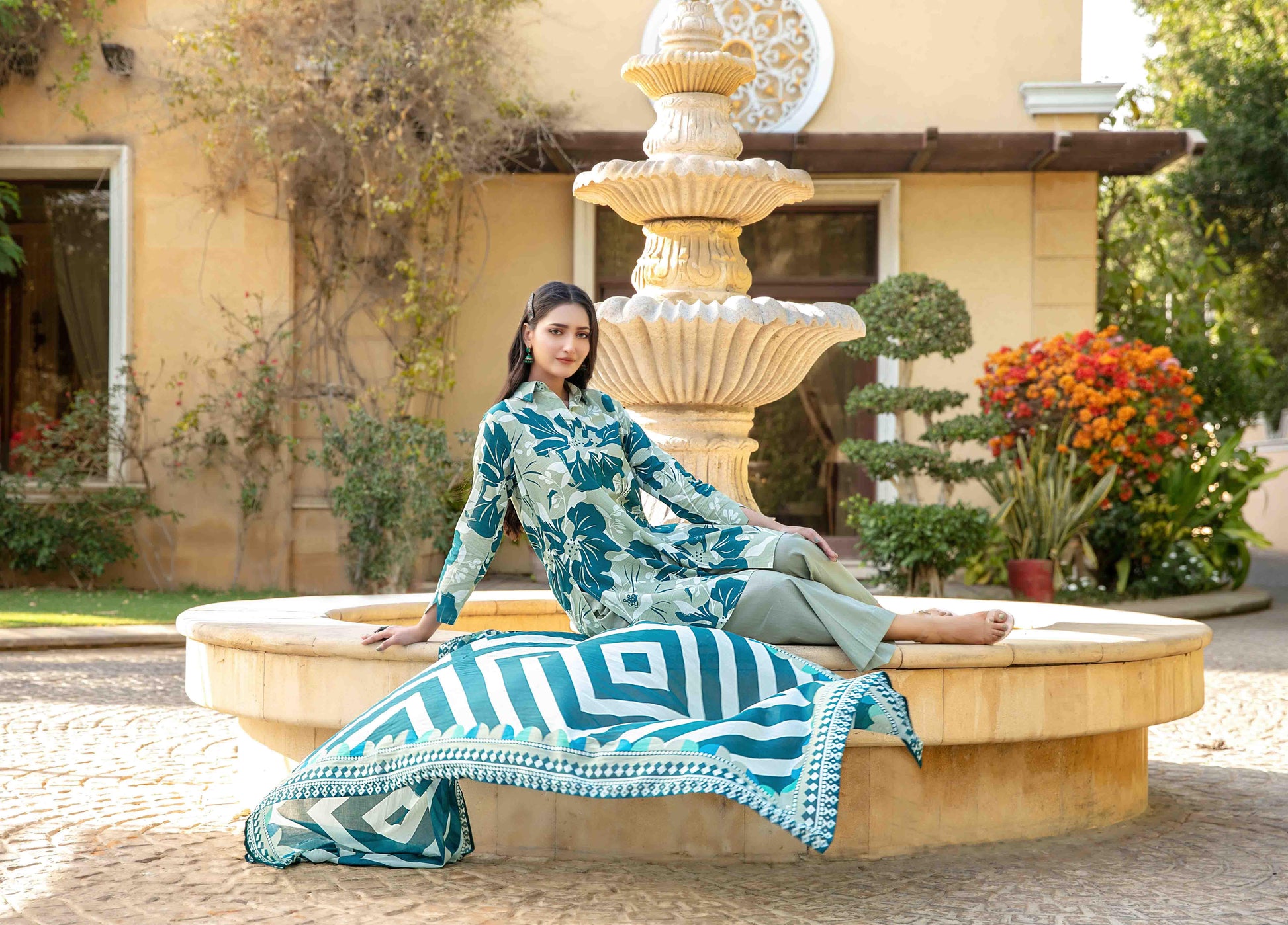 Naimal By Tawakkal 3 Piece D-1510 - Waheed Javaid Collections