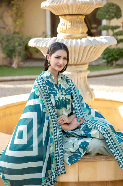 Naimal By Tawakkal 3 Piece D-1510 - Waheed Javaid Collections