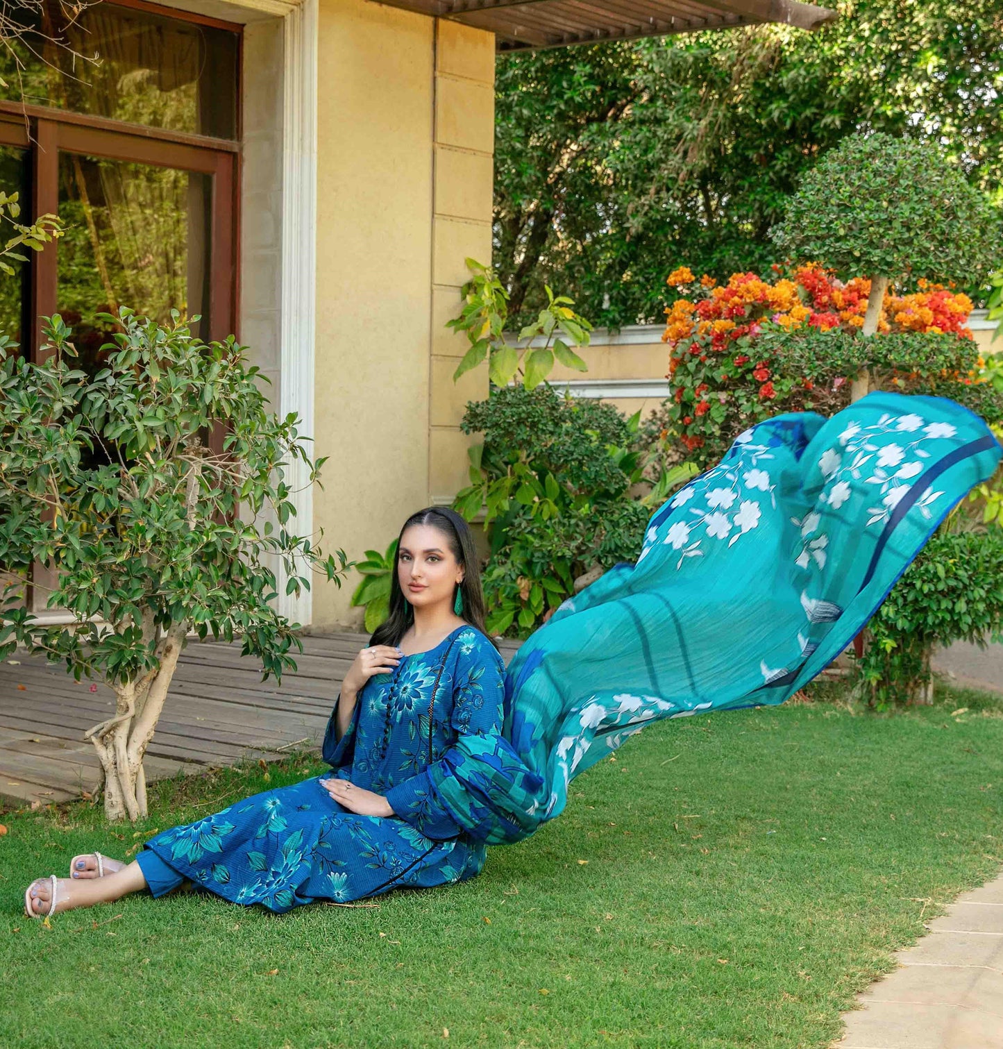 Naimal By Tawakkal 3 Piece D-1511 - Waheed Javaid Collections