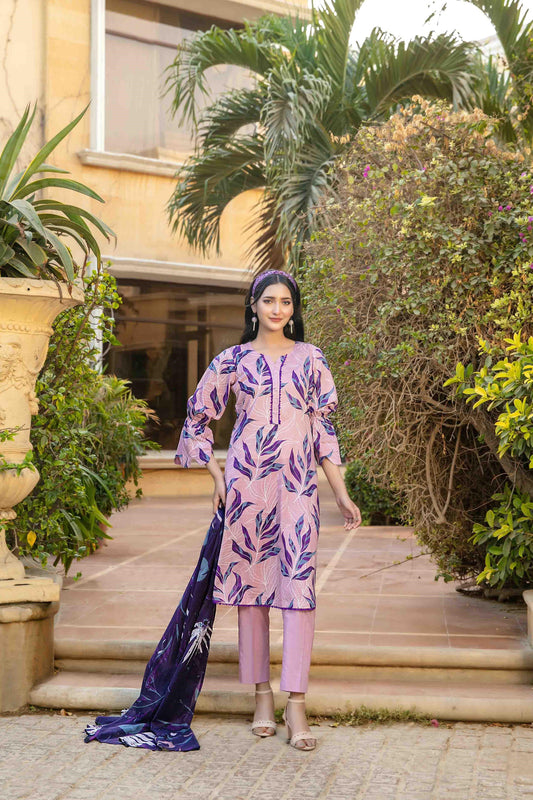 Naimal By Tawakkal 3 Piece D-1512 - Waheed Javaid Collections