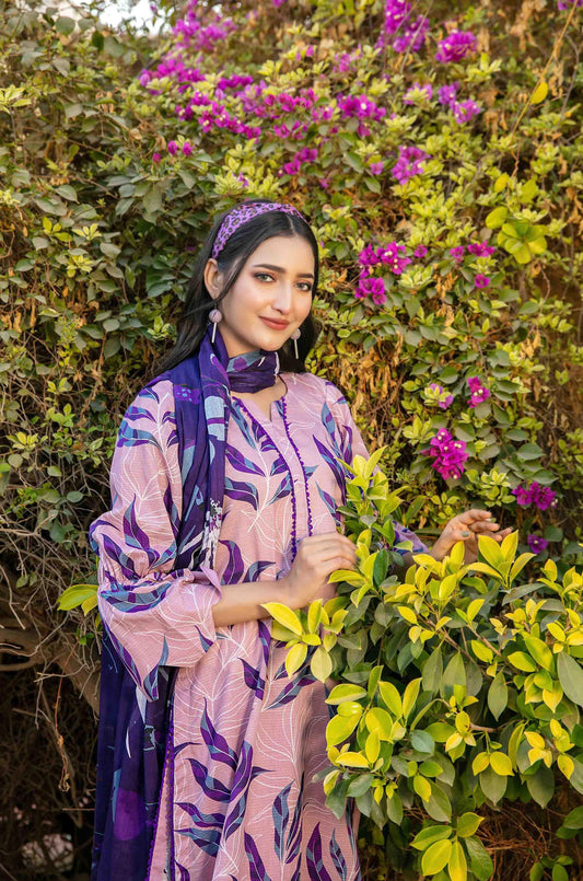 Naimal By Tawakkal 3 Piece D-1512 - Waheed Javaid Collections