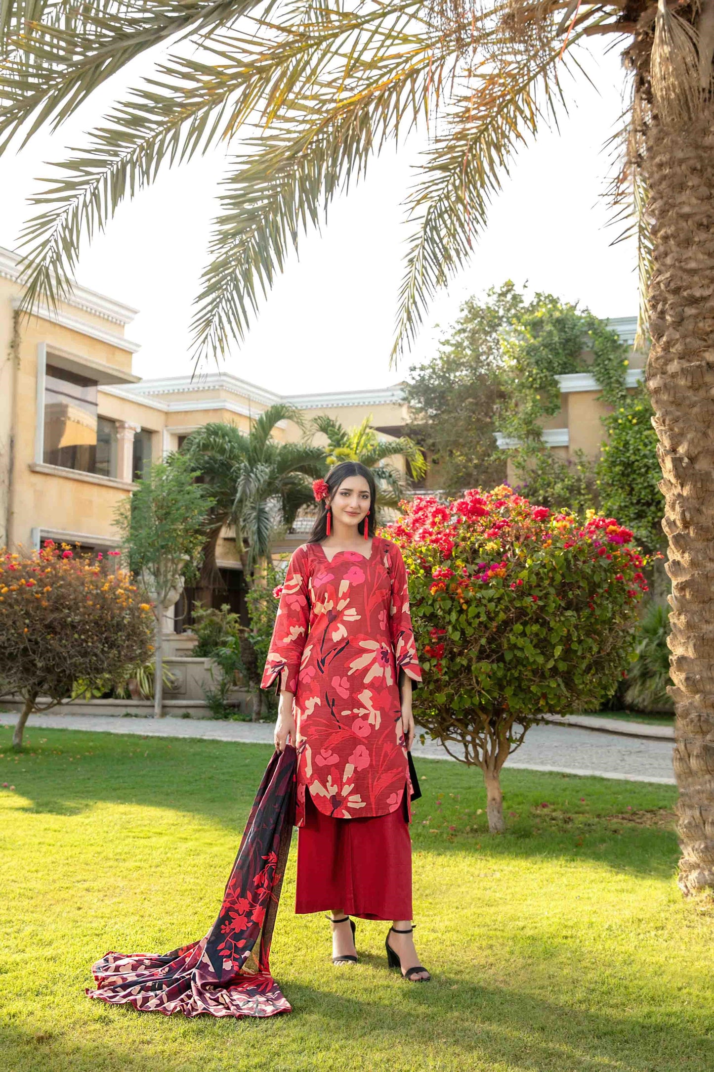 Naimal By Tawakkal 3 Piece D-1513 - Waheed Javaid Collections