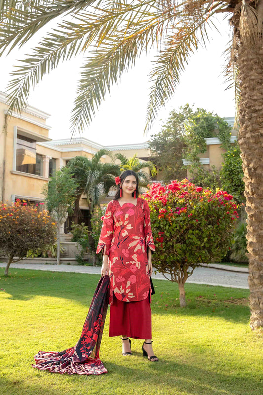 Naimal By Tawakkal 3 Piece D-1513 - Waheed Javaid Collections