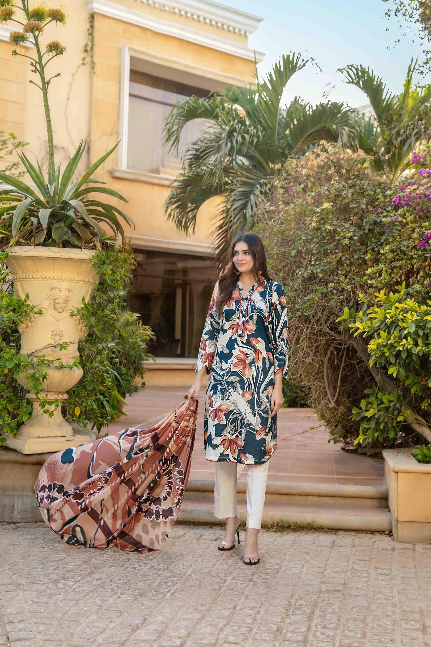 Naimal By Tawakkal 3 Piece D-1514 - Waheed Javaid Collections