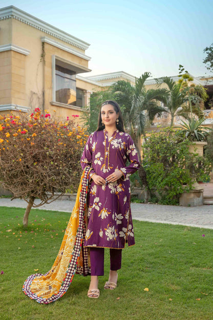 Naimal By Tawakkal 3 Piece D-1506 - Waheed Javaid Collections