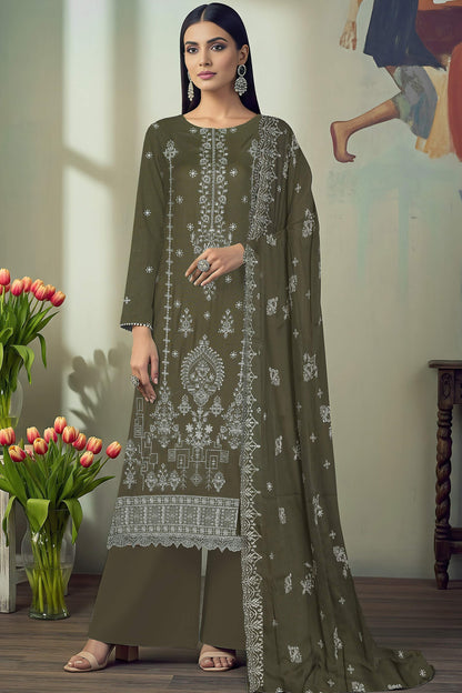 Noir Embroidered 3 Piece Karandi 02