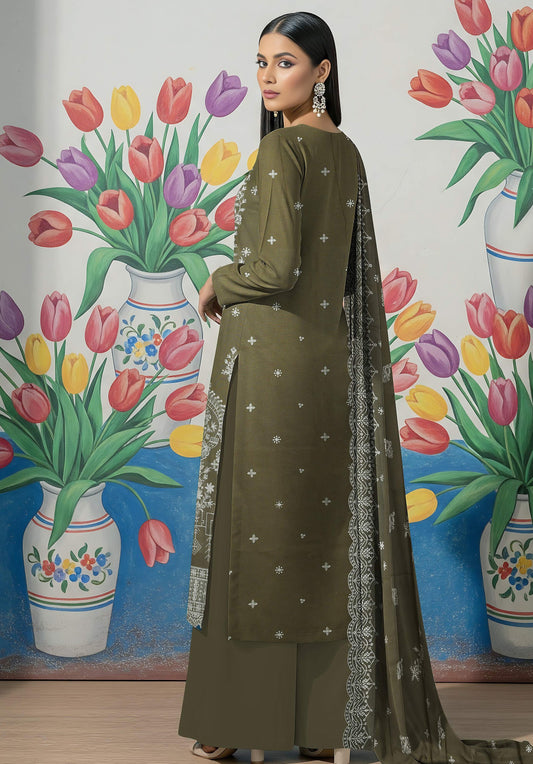 Noir Embroidered 3 Piece Karandi 02