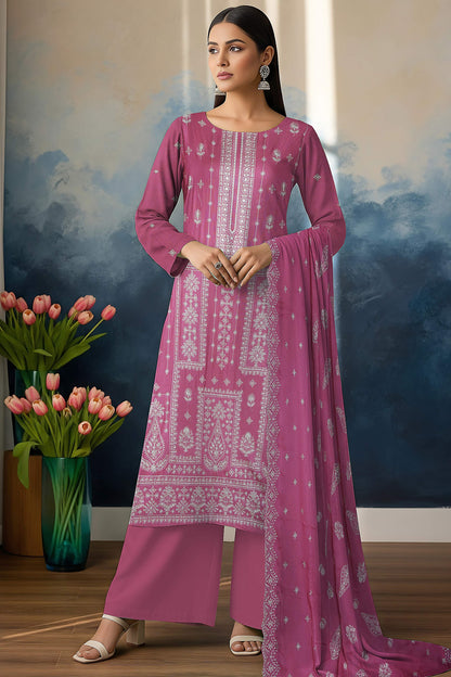 Noir Embroidered 3 Piece Karandi 07