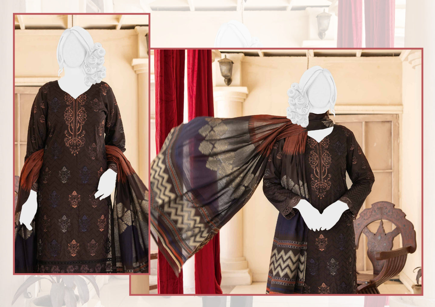 Noor e Sehar embroidered 05 - Waheed Javaid Collections
