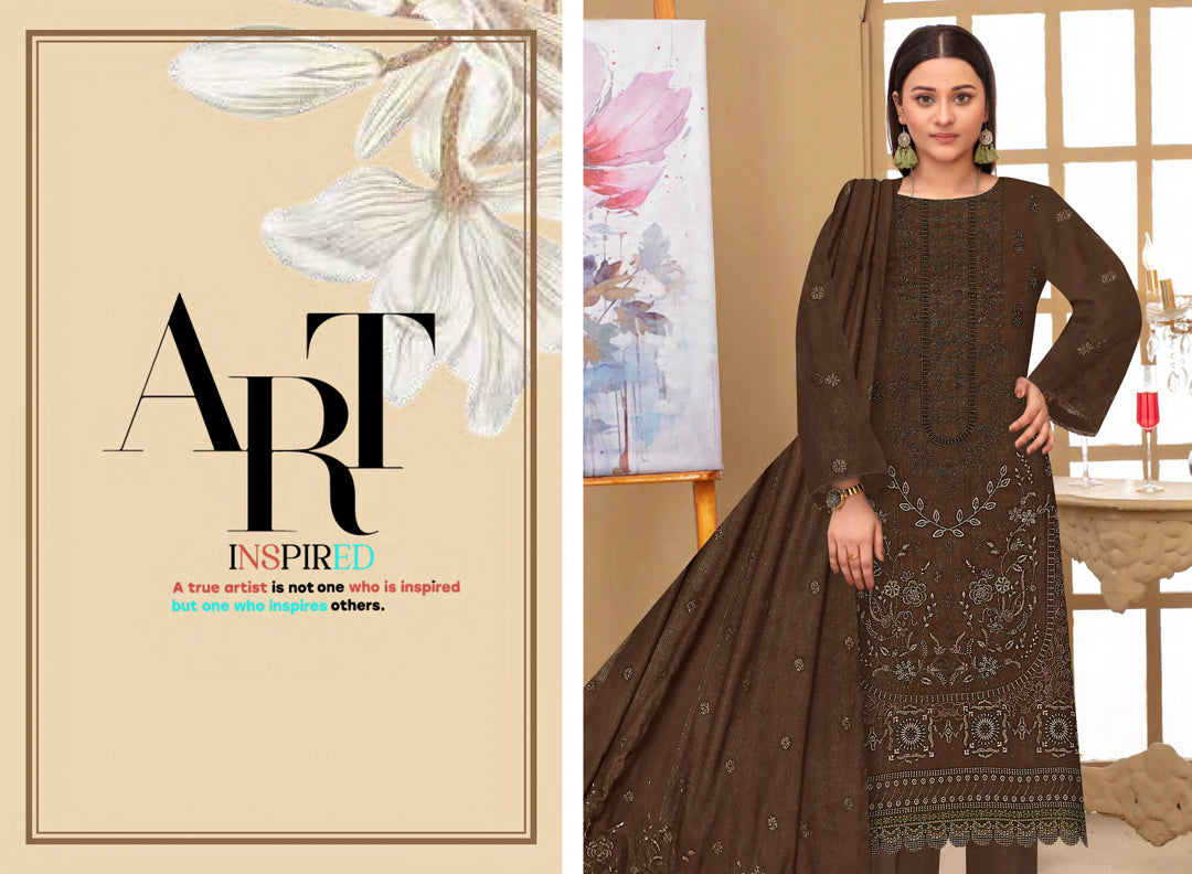Noorain Vol-3 Orignal Peach Leather D#04