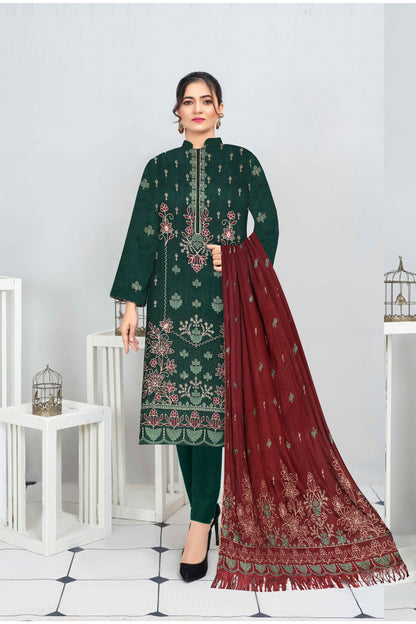 Noorain Peach Leather Collection Embroidered Luxury V9 / D-1