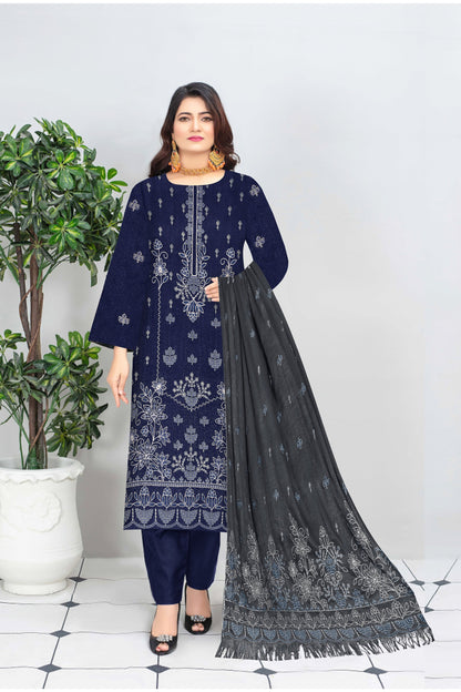 Noorain Peach Leather Collection Embroidered Luxury V9 / D-3