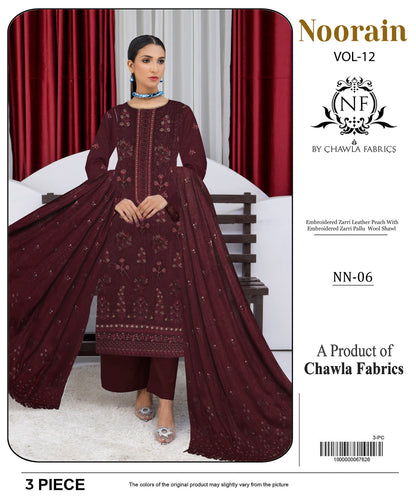 Noorain Vol-12 Orignal Peach Leather D#06