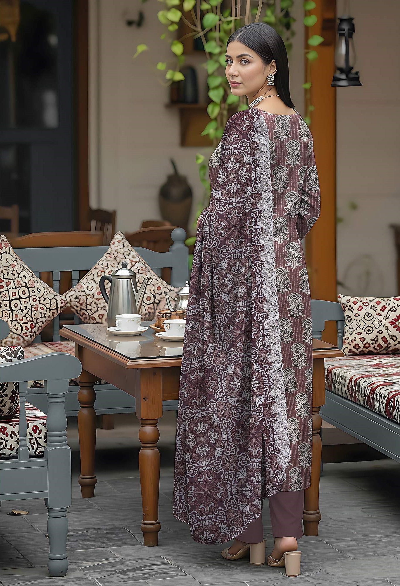 Orient Digital Printed 3 Piece Lawn 03