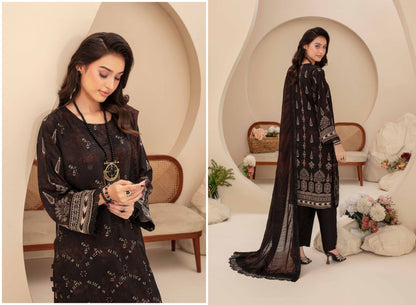 Pehli-Nazar Visocse Banna Dora Embroidered D-01