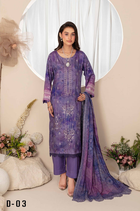 Pehli-Nazar Visocse Banna Dora Embroidered D-03