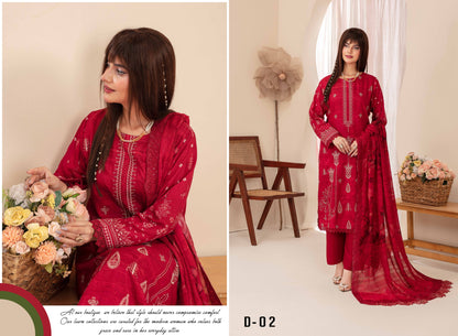 Pehli-Nazar Visocse Banna Dora Embroidered D-02