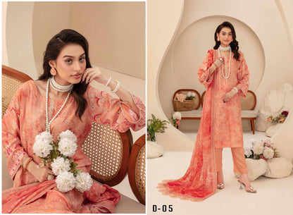 Pehli-Nazar Visocse Banna Dora Embroidered D-05