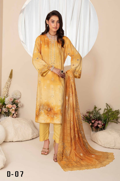 Pehli-Nazar Visocse Banna Dora Embroidered D-07