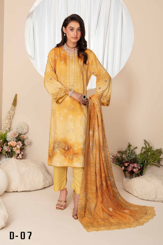 Pehli-Nazar Visocse Banna Dora Embroidered D-07