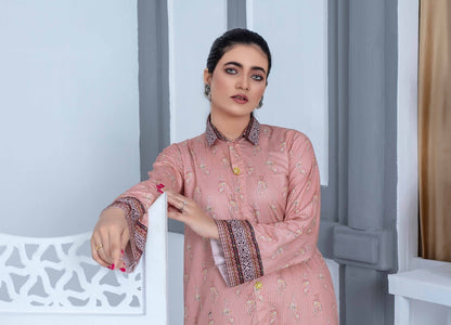 Pret Linen Printed 2pc 02 - Waheed Javaid Collections