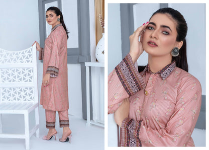 Pret Linen Printed 2pc 02 - Waheed Javaid Collections