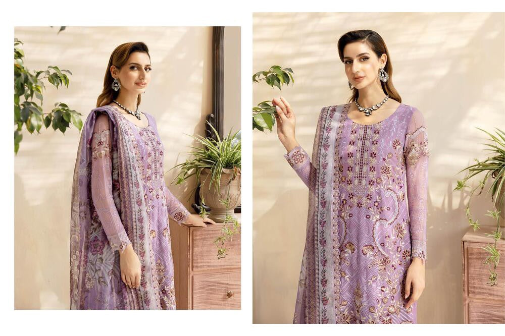 Ramsha Chevron Chiffon Vol-09 A-906 - Waheed Javaid Collections